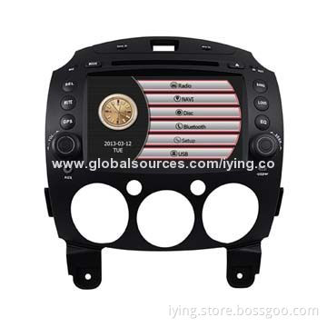 8" 2DIN special car audio radio car DVD GPS for Mazda2 with Bluetooth GPS navigation